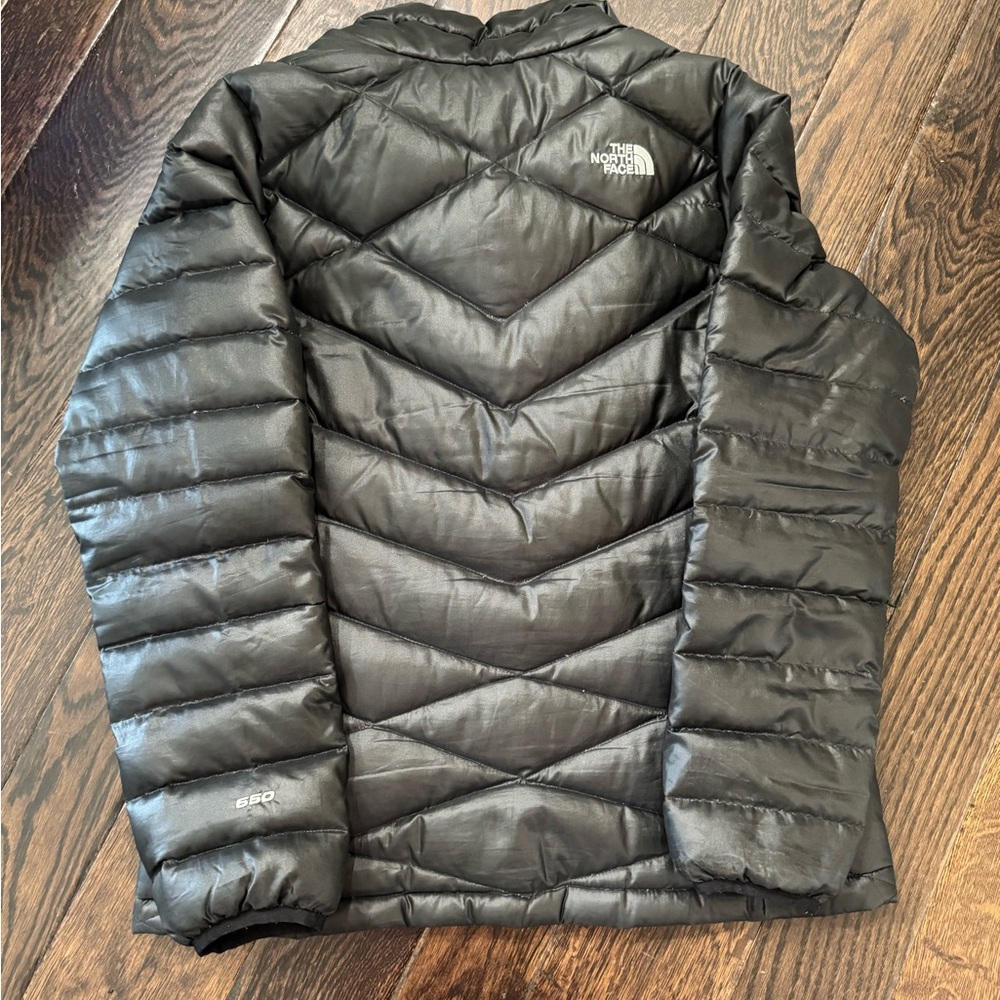 The North Face Charcoal Quilted Jacket View 2